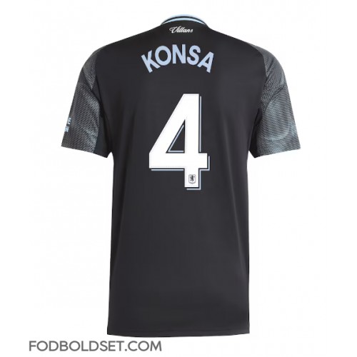 Aston Villa Ezri Konsa #4 Udebanetrøje 2025-26 Kortærmet